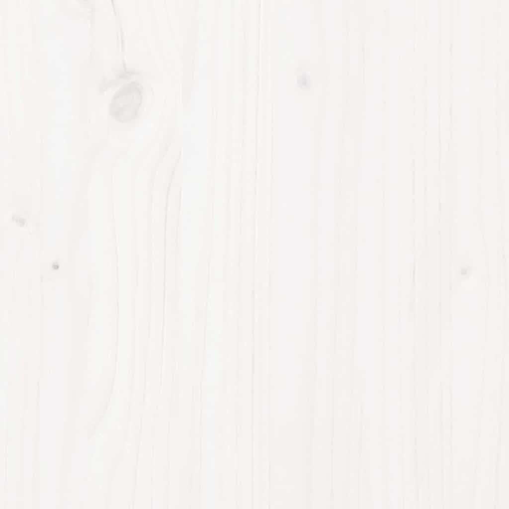 Bed Frame without Mattress White 160x200 cm Solid Wood Pine