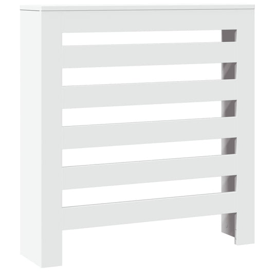 Radiator Cover White 78 x 20 x 82 cm Engineered Wood