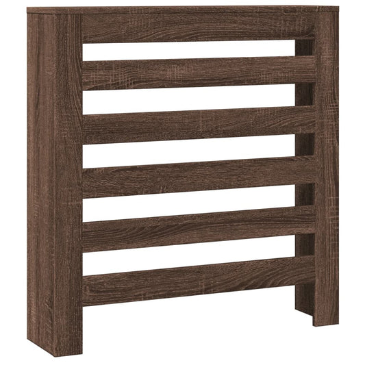 Radiator Cover Brown Oak Engineered Wood