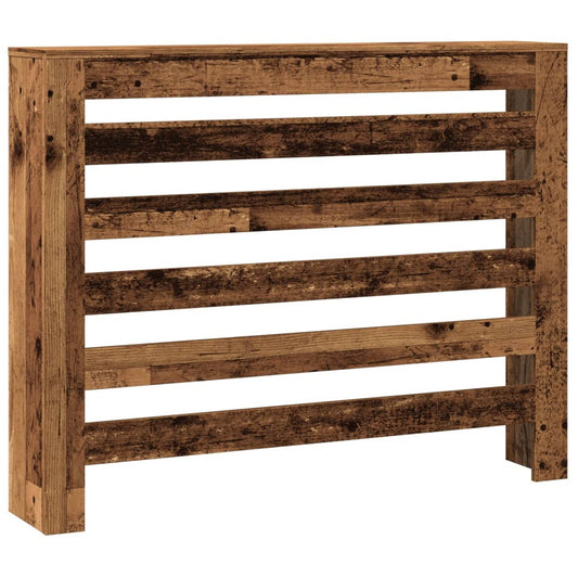 Radiator Cover Old Wood 104 x 20 x 82 cm Engineered Wood