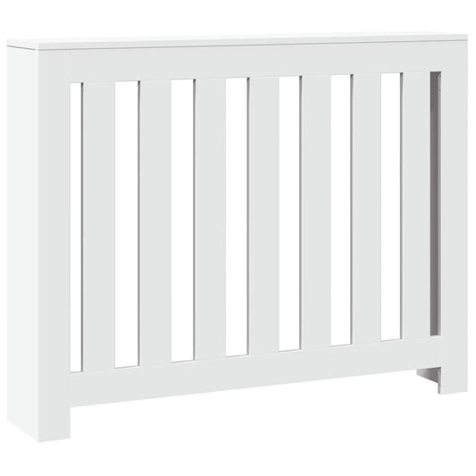 Radiator Cover White 104 x 20 x 82 cm Engineered Wood