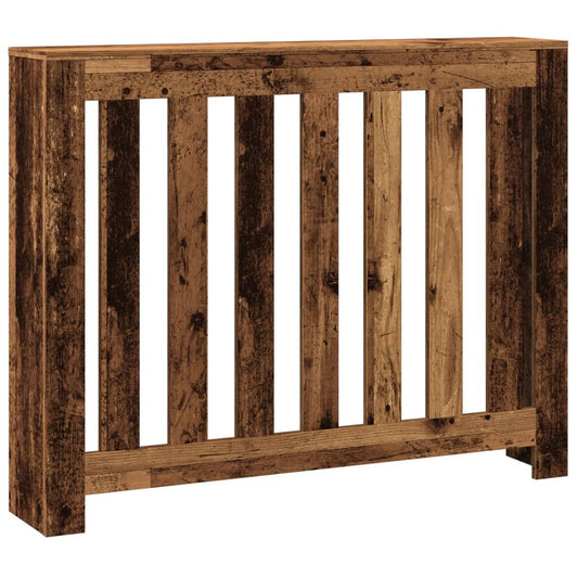 Radiator Cover Old Wood 104 x 20 x 82 cm Engineered Wood