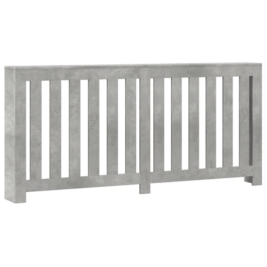 Radiator Cover Concrete Grey 175 x 20 x 82 cm Engineered Wood