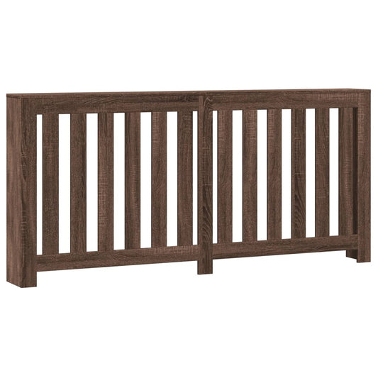 Radiator Cover Brown Oak Engineered Wood