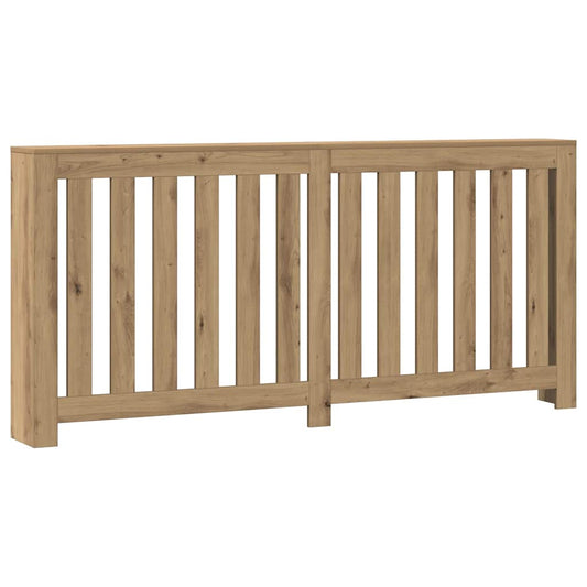 Radiator Cover Oak 175 x 20 x 82 cm Engineered Wood