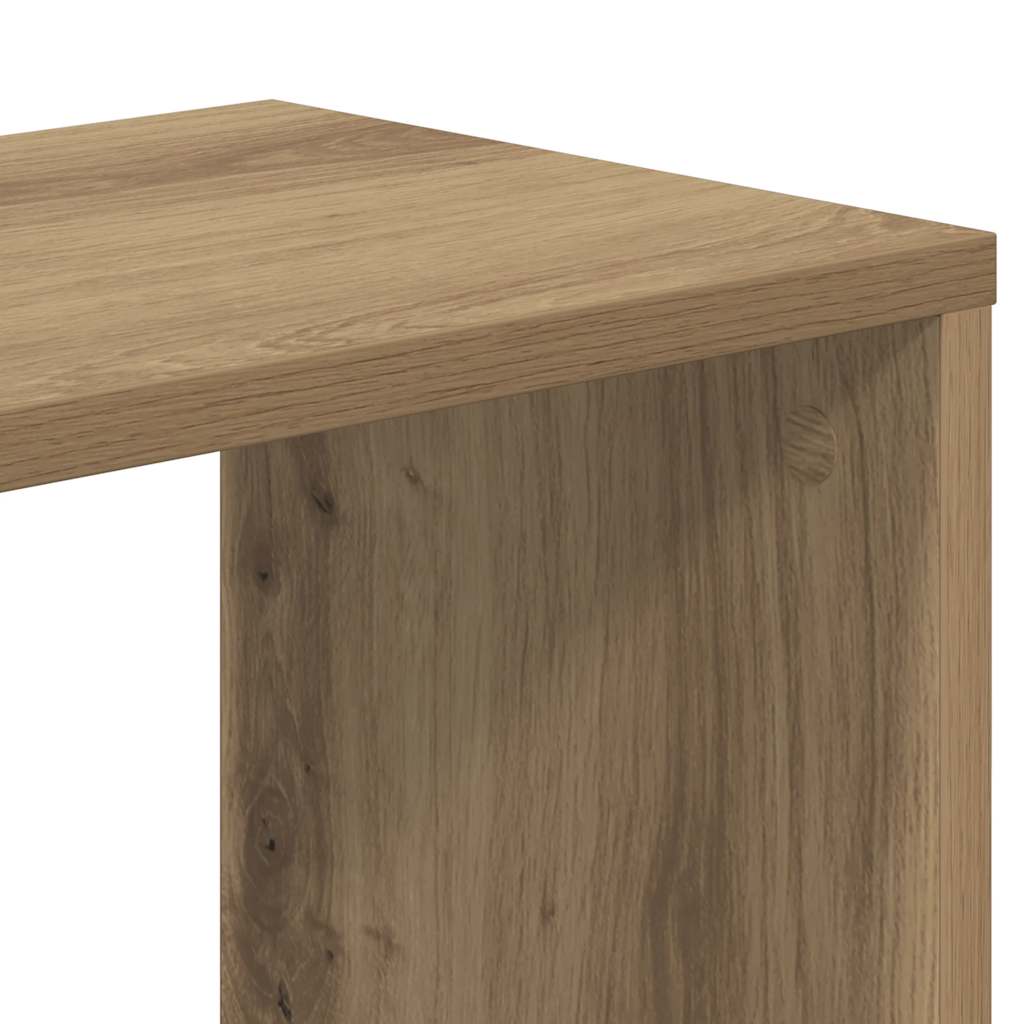 Bookcase 5-Tier Artisian Oak 45x23,5x162,5 cm Engineered Wood