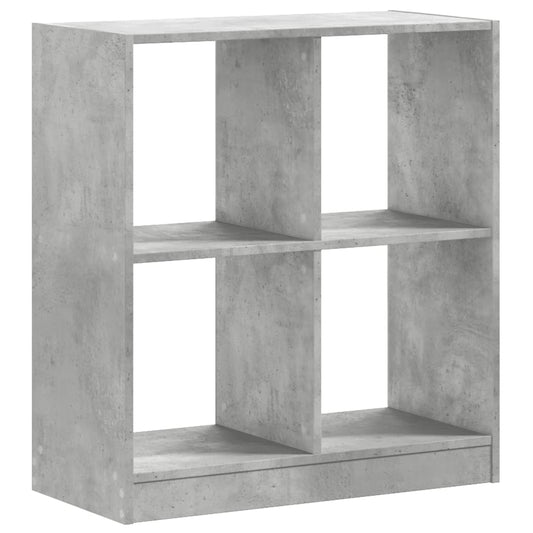Bookcase Concrete Grey 68,5x32x75 cm Engineered Wood