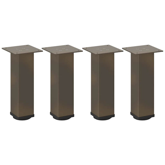 Coffee Table Legs 4 pcs Natural Steel 30-32 cm Steel