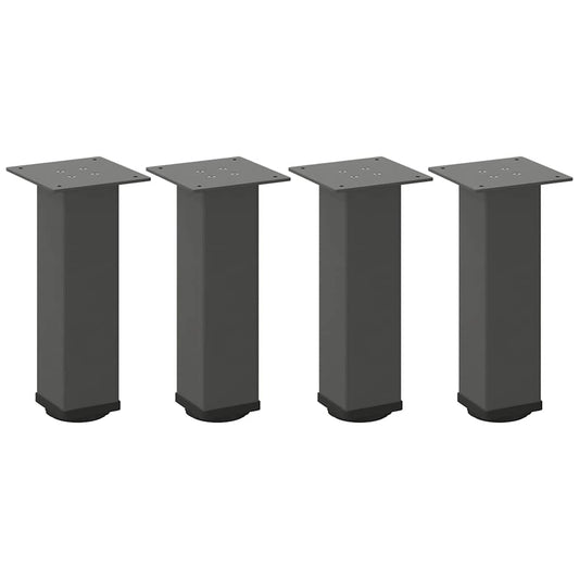 Coffee Table Legs 4 pcs Anthracite 42-44 cm Steel