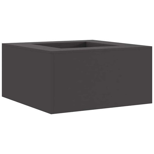 Fire Bowl Black 80 x 80 x 40 cm Weathering Steel