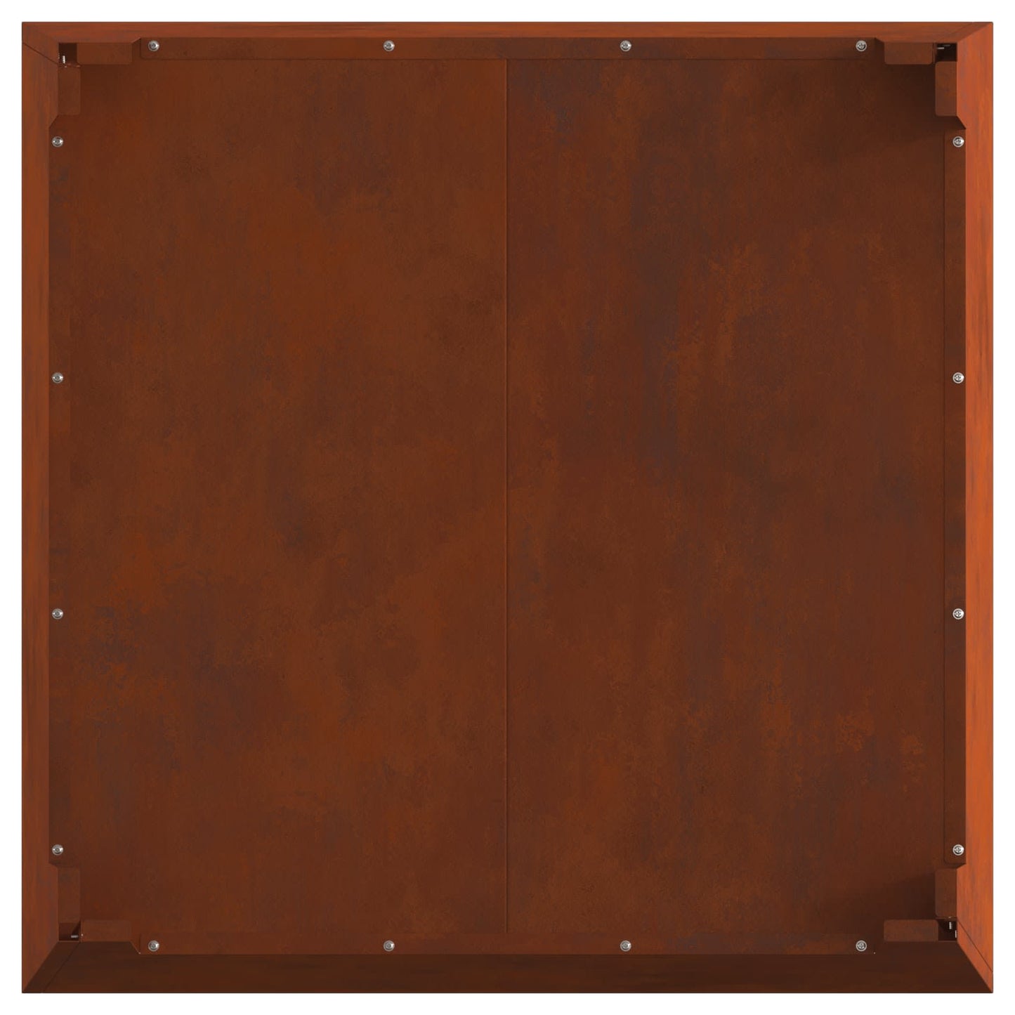 Fire Pit Brown 31.50 x 31.50 x 16.93 in Weathering Steel