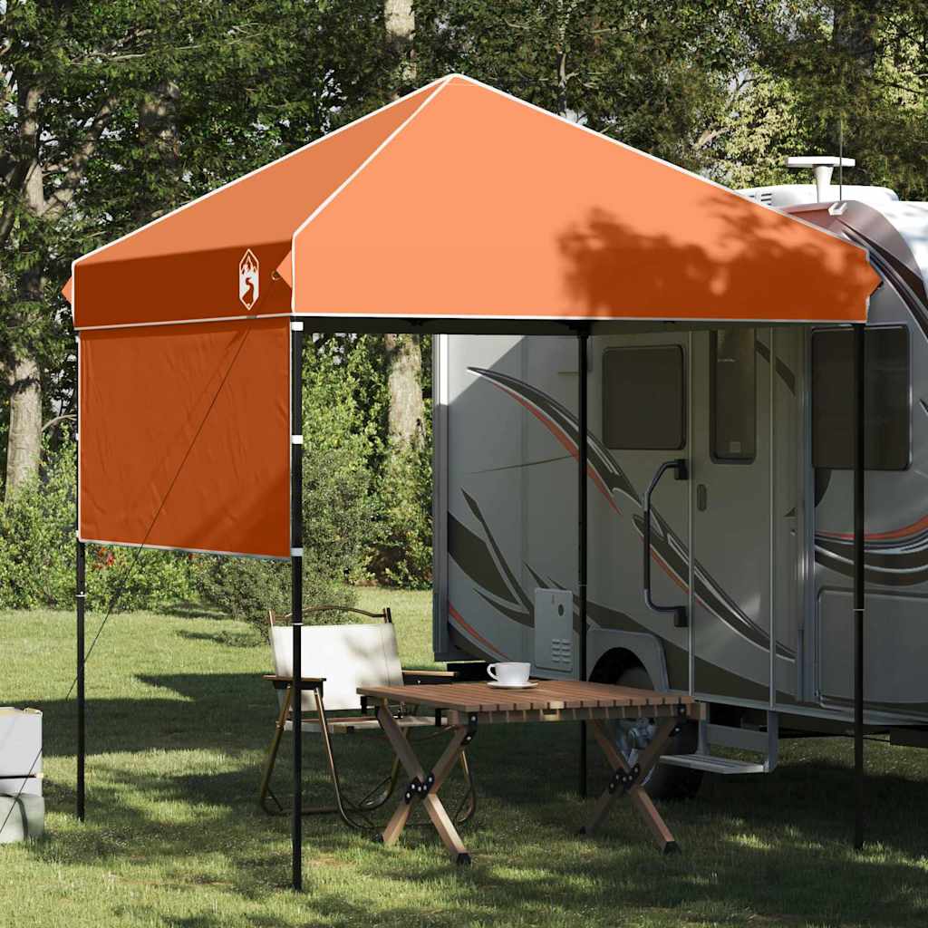 Pop-up Canopy Tent Orange 200 x 200 cm Fabric