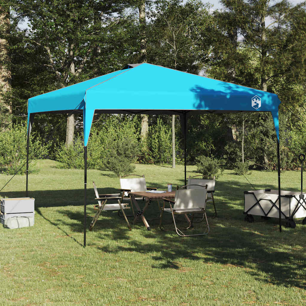 Pop-up Canopy Tent Blue 300 x 300 cm Fabric