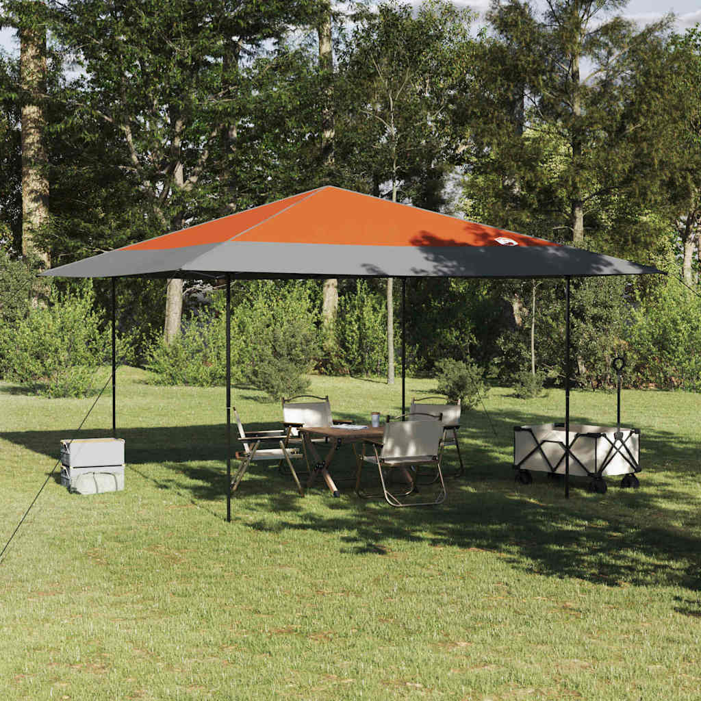 Pop-up Canopy Tent Orange 400 x 400 cm Fabric