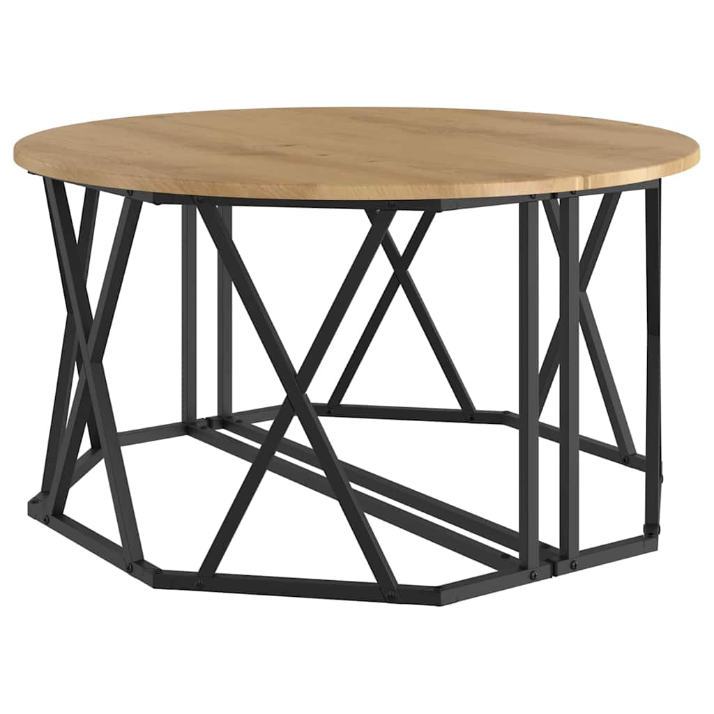 Coffee Table Artisan oak 80 x 80 x 42 cm