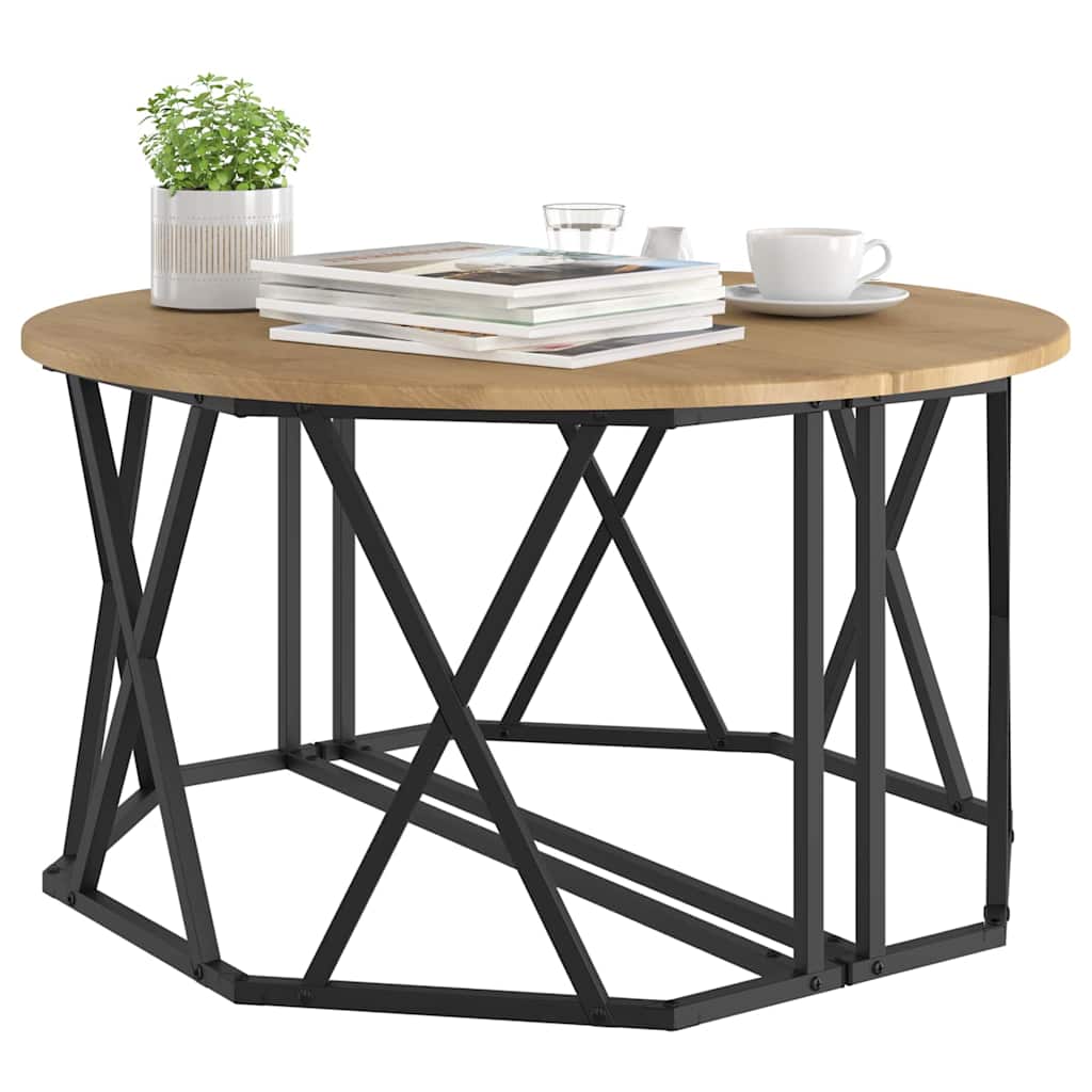 Coffee Table Artisan oak 80 x 80 x 42 cm