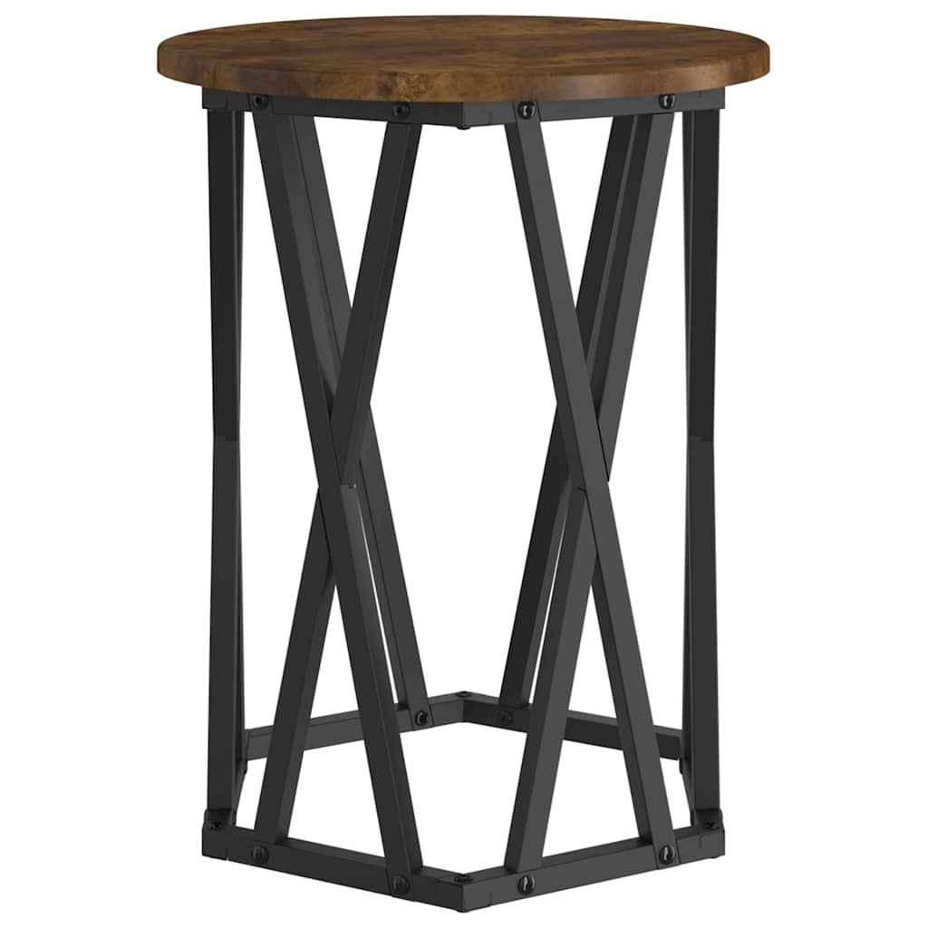 Coffee Table 2 pcs Smoked oak 50 x 50 x 50 cm