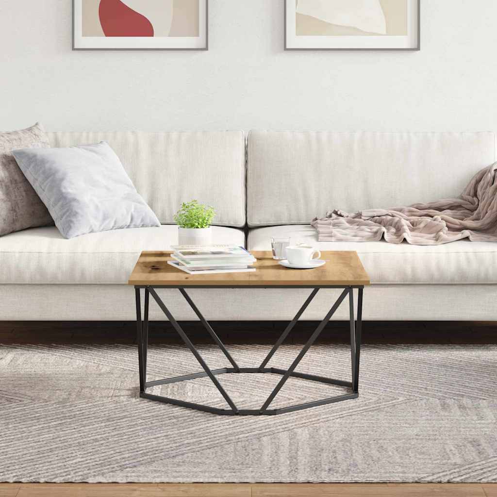 Coffee Table Artisan oak 80 x 80 x 45 cm