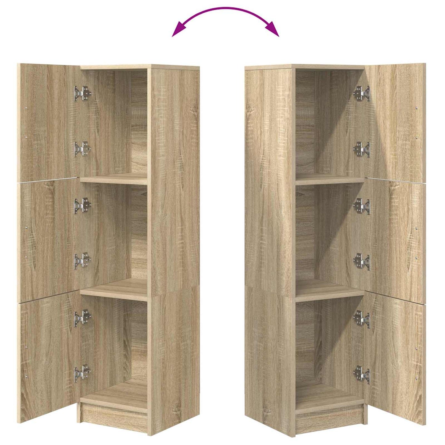 Highboard Sonoma Oak 31.5 x 32 x 122.5 cm
