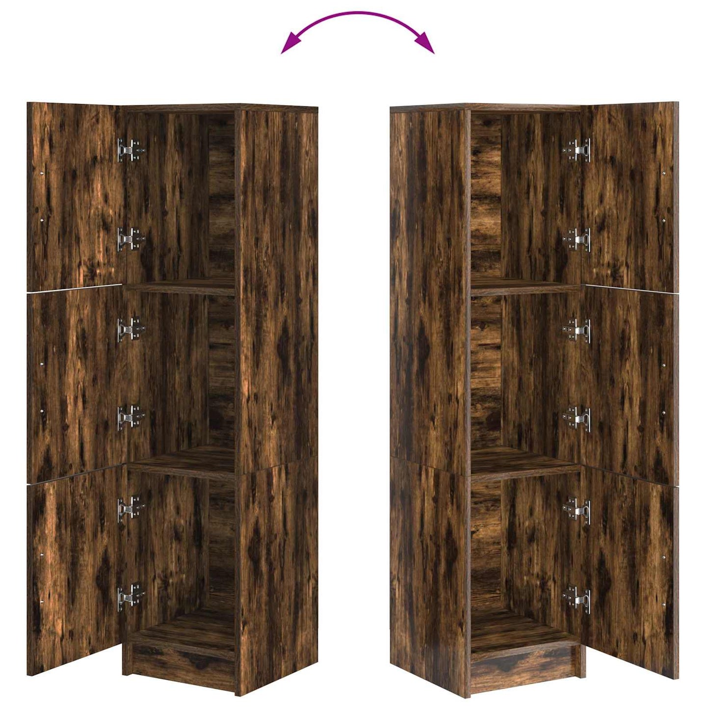 Highboard Smoked Oak 31.5 x 32 x 122.5 cm