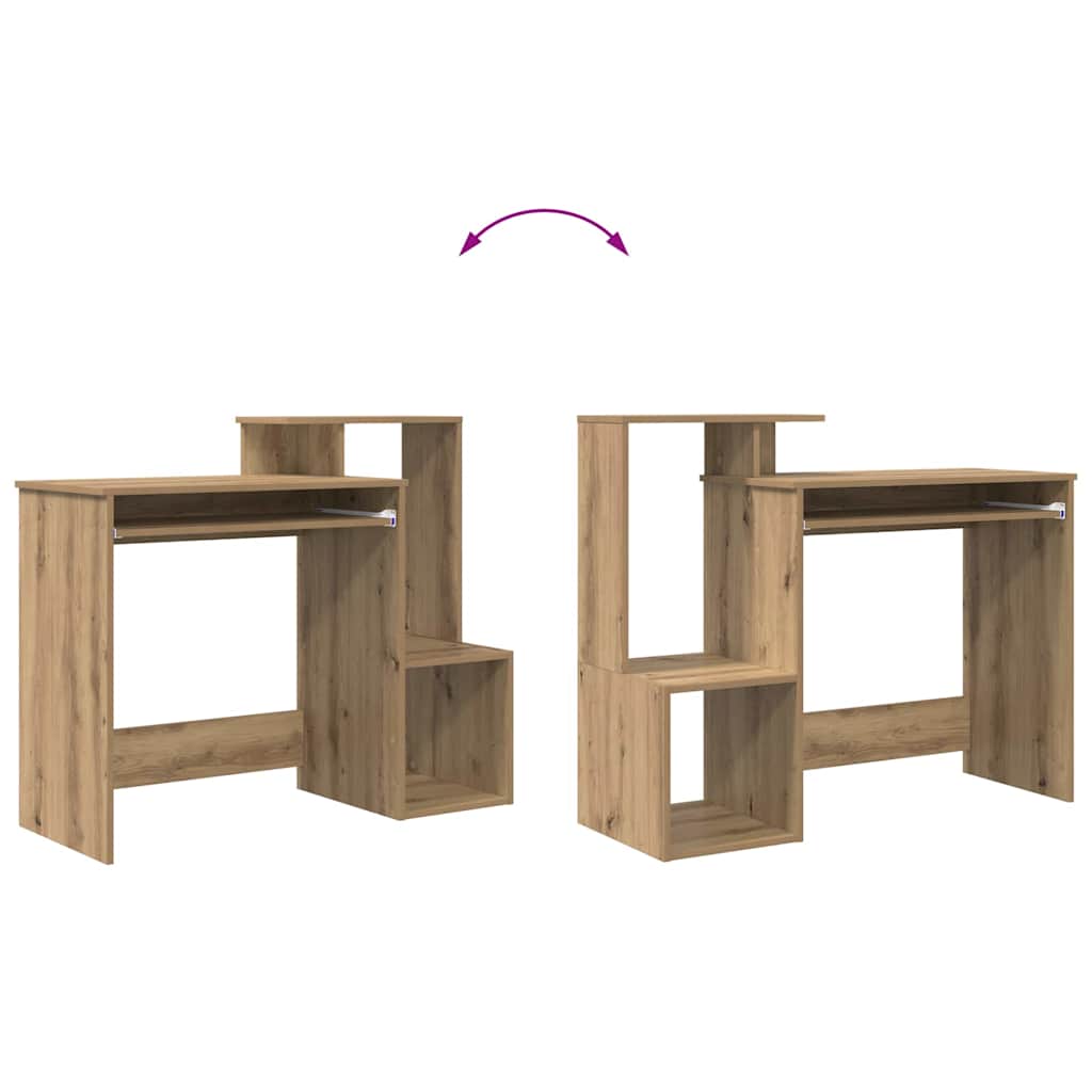 Desk Artisan Oak 106 x 41 x 88.5 cm Engineered Wood