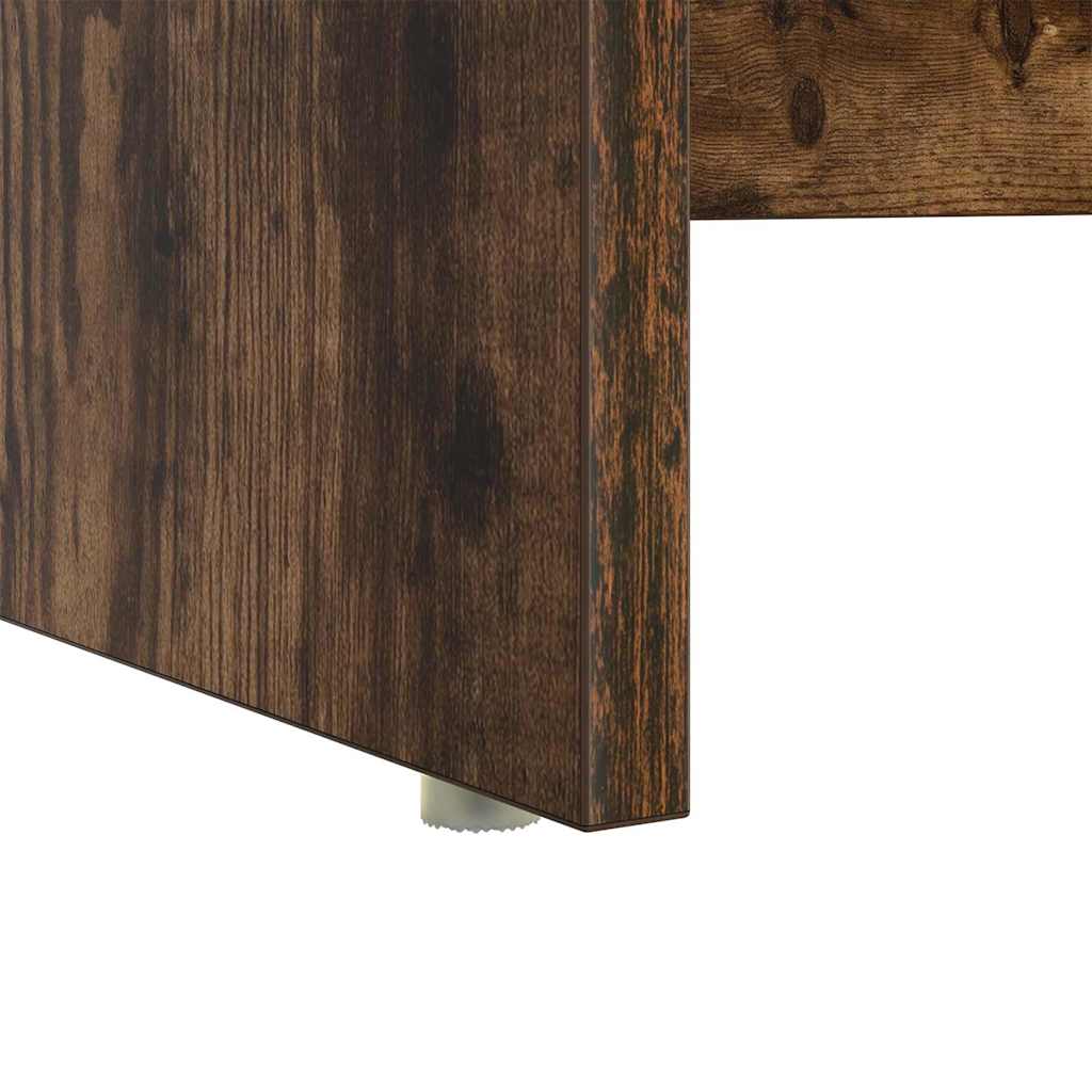 Desk Smoked Oak 120.5 x 44 x 88.5 cm Engineered Wood