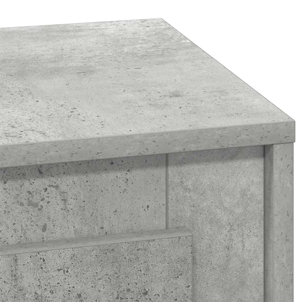 Bedside Cabinet 2 pcs Concrete Grey 44 x 34.5 x 45 cm
