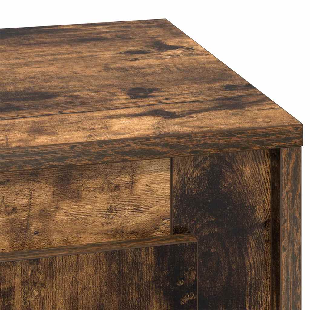 Bedside Cabinet 2 pcs Smoked Oak 44 x 34.5 x 45 cm