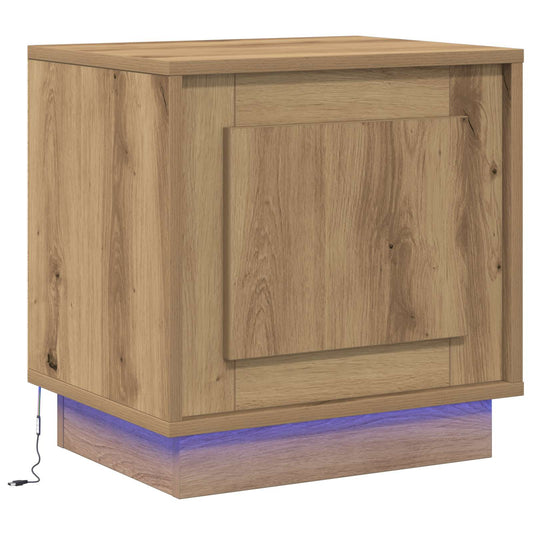 Bedside Cabinet Artisan Oak 44 x 34.5 x 45 cm Engineered Wood