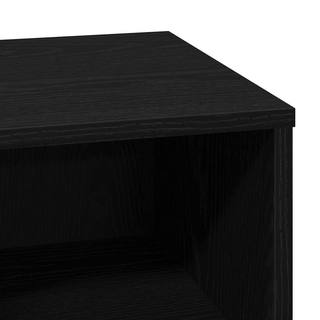 Bedside Cabinet 2 pcs Black Oak 50 x 34.5 x 50 cm