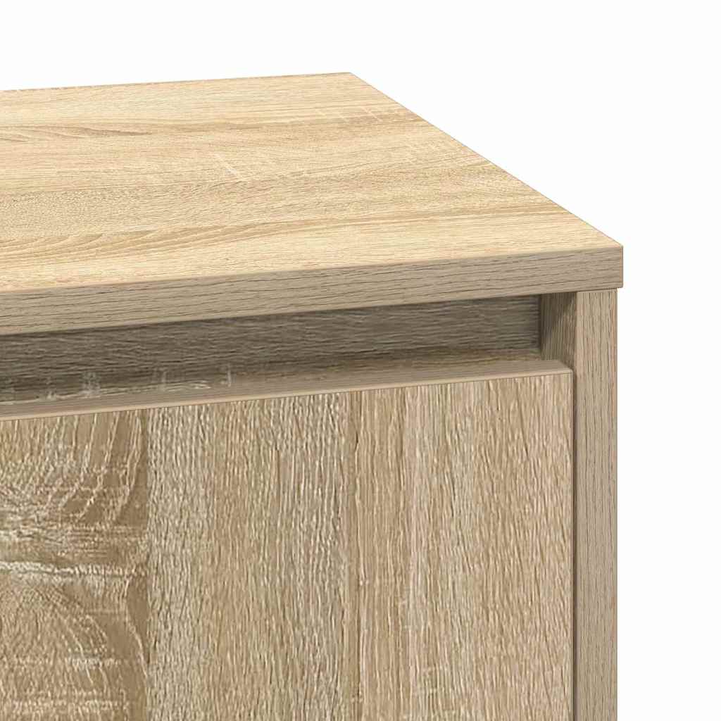 Bedside Cabinet 2 pcs Sonoma Oak 39 x 34.5 x 50 cm
