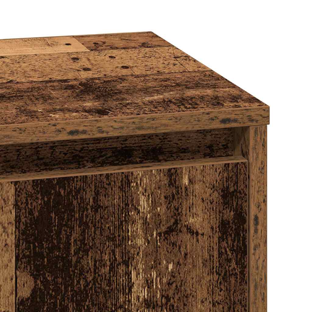 Bedside Cabinet 2 pcs Old Wood 39 x 34.5 x 50 cm