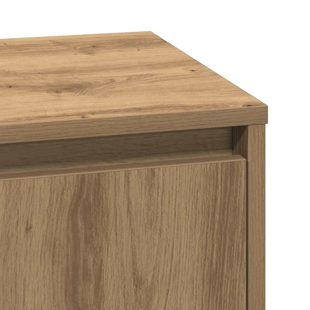 Bedside Cabinet 2 pcs Artisan Oak 39 x 34.5 x 50 cm