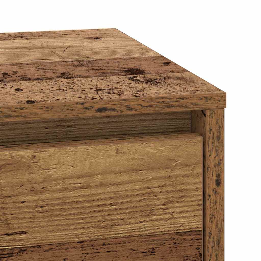 Bedside Cabinet 2 pcs Old Wood 39 x 34.5 x 50 cm