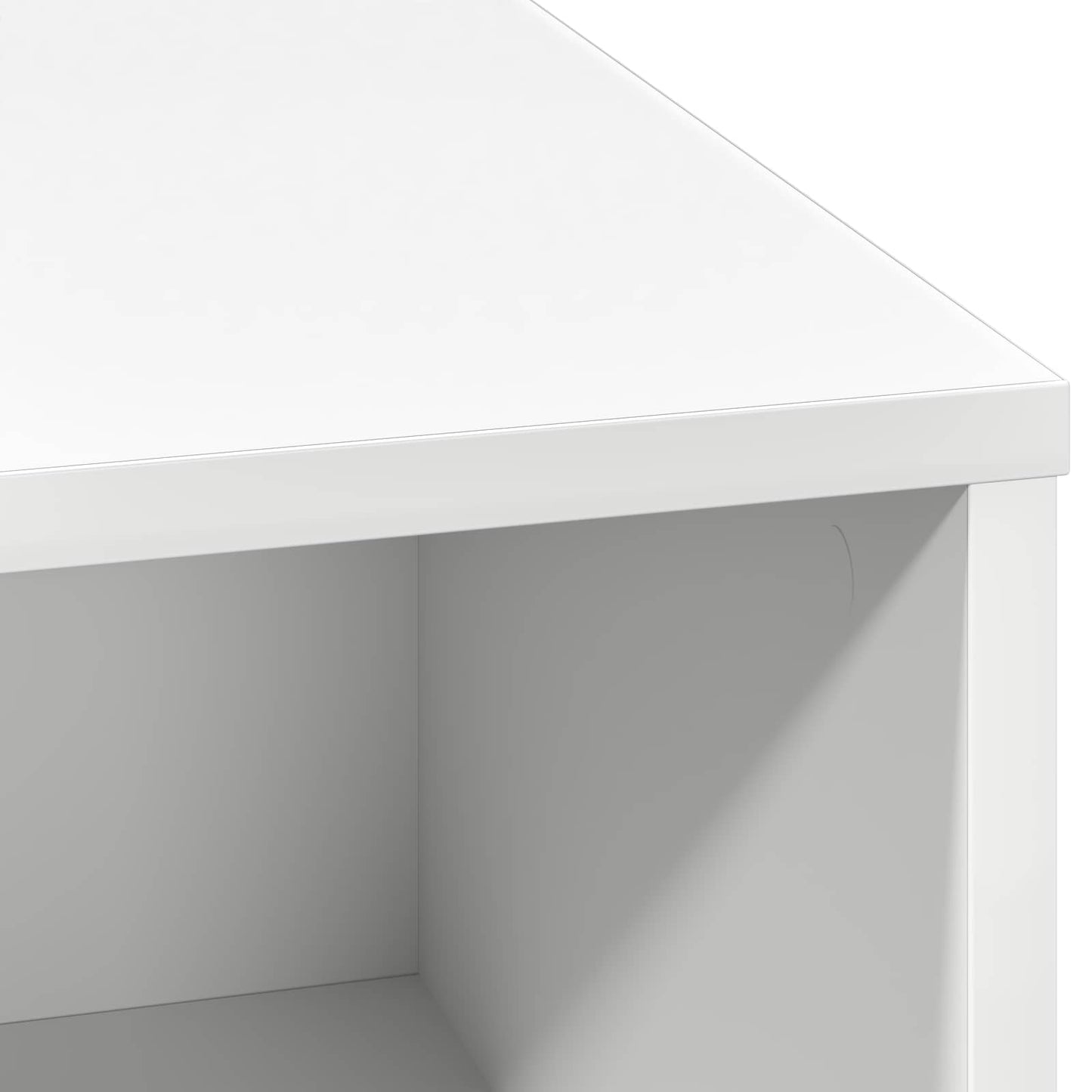 LED Sideboard White 71 x 34.5 x 75 cm Engineered Wood