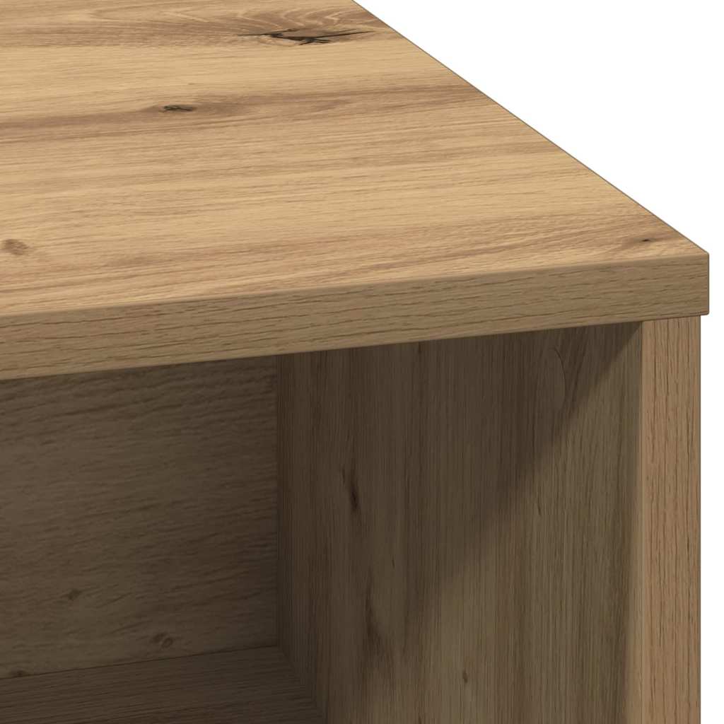 LED Sideboard Artisan Oak 71 x 34.5 x 75 cm Engineered Wood