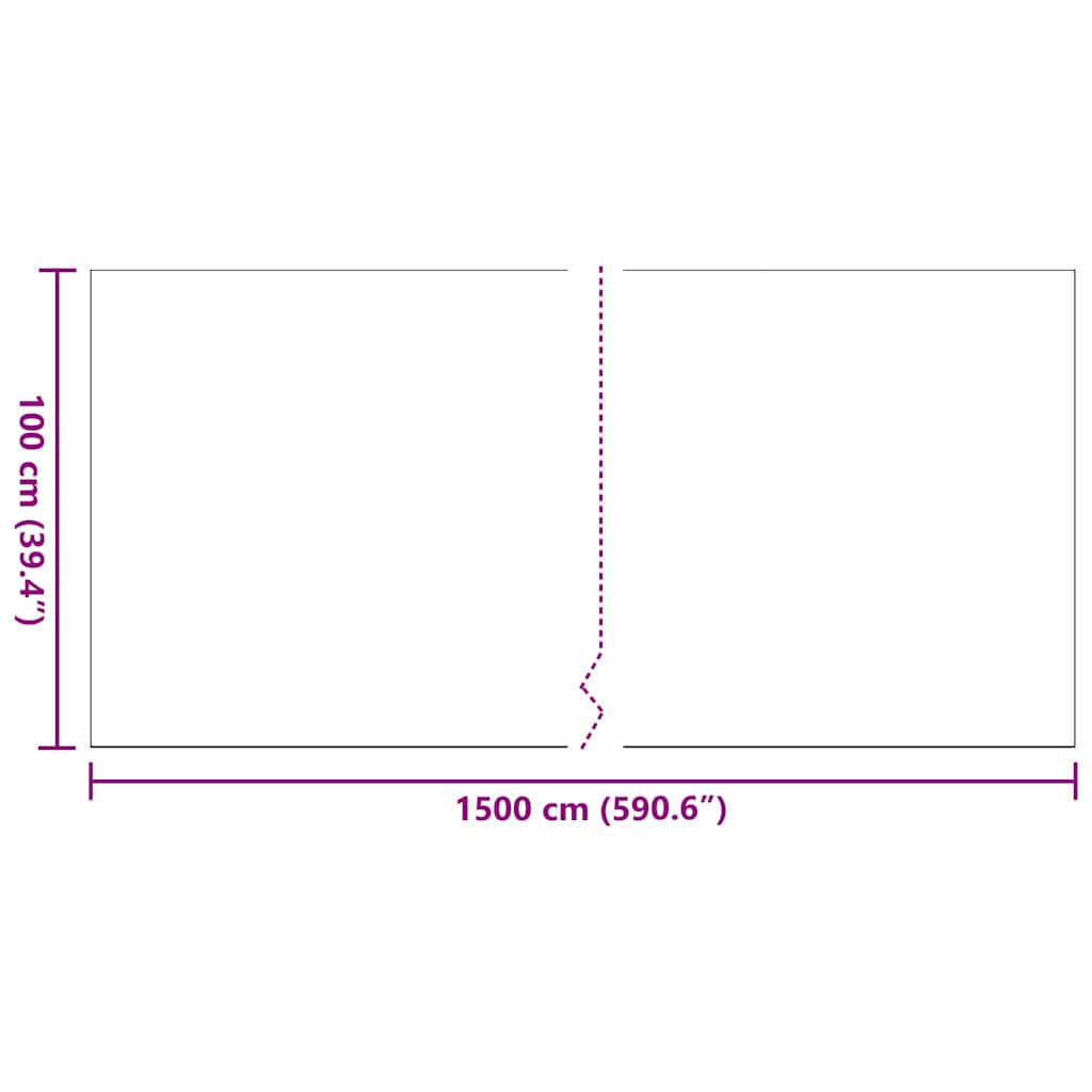Artificial Grass 1500 x 100 x 3 cm PP & PE