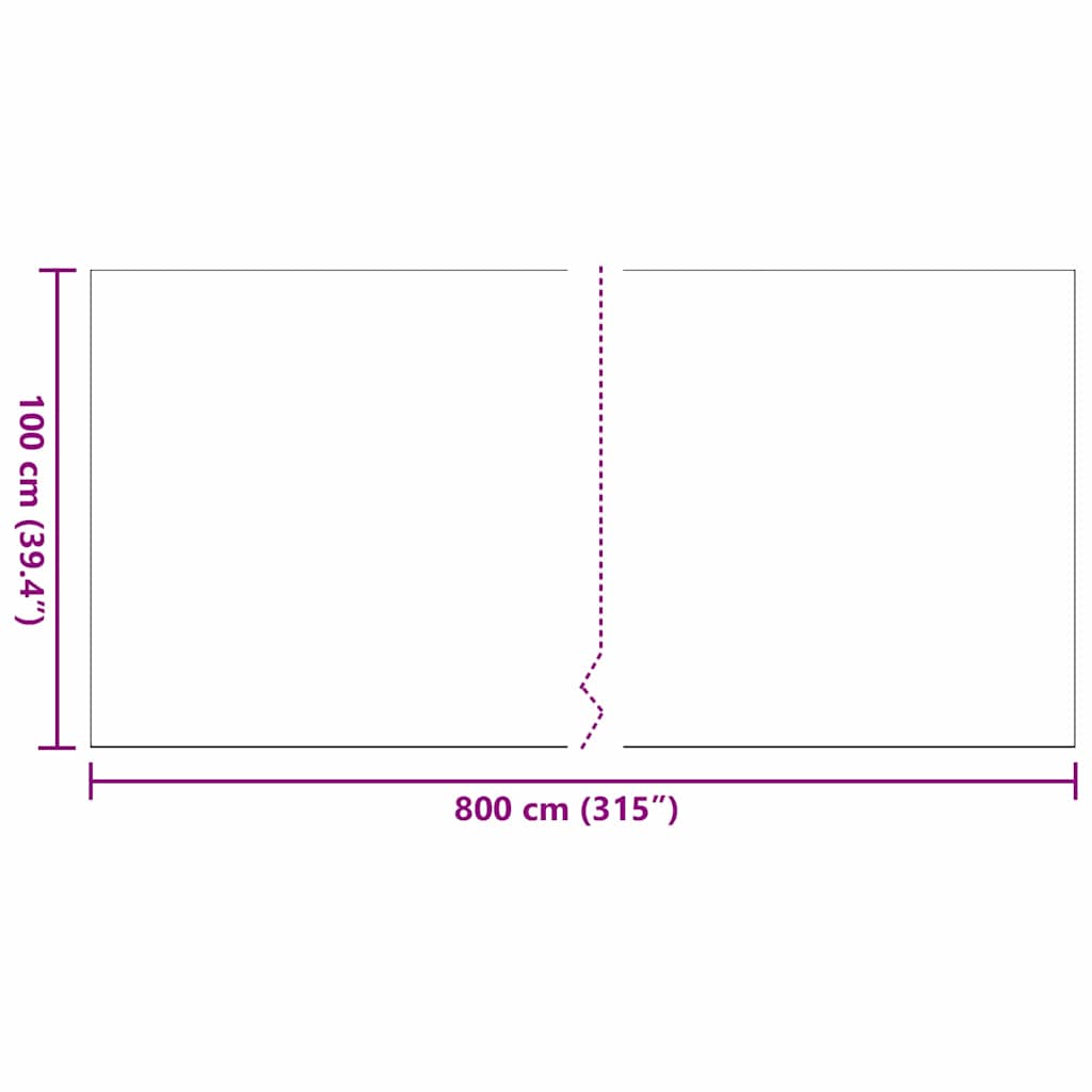 Artificial Grass 800 x 100 x 4 cm PP & PE