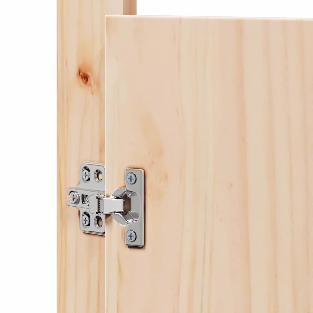 Kitchen Door with Door Brown 50 x 9 x 82 cm Solid Pine wood