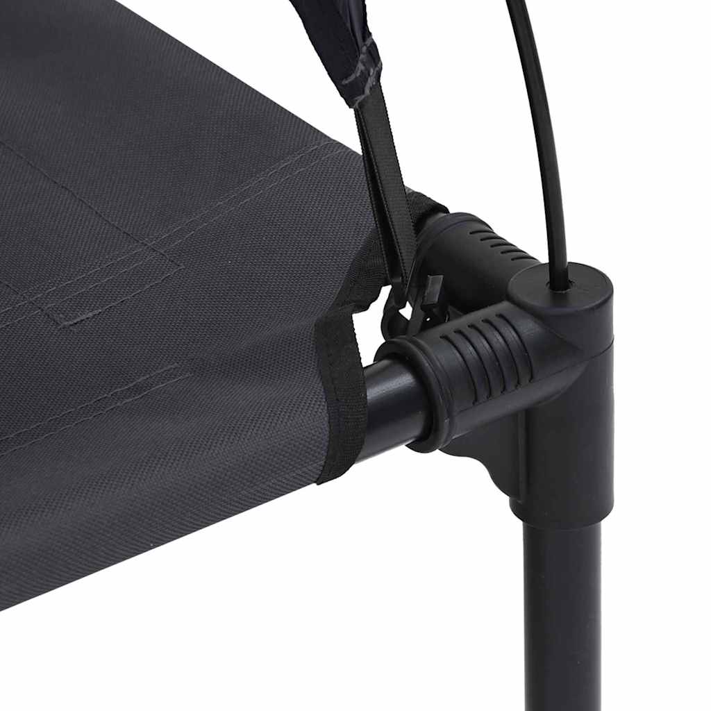 Dog Bed Black XL Steel