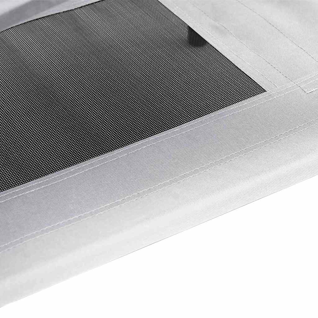 Dog Bed Silver Grey XL Steel