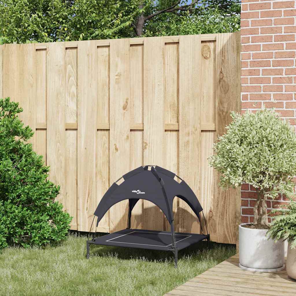 Dog Bed Black M Steel