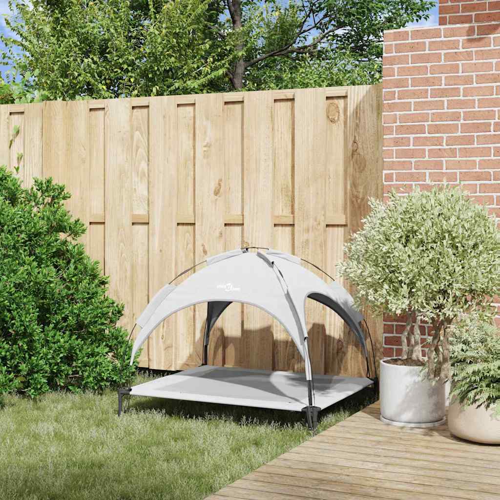 Dog Bed Silver grey XL Steel