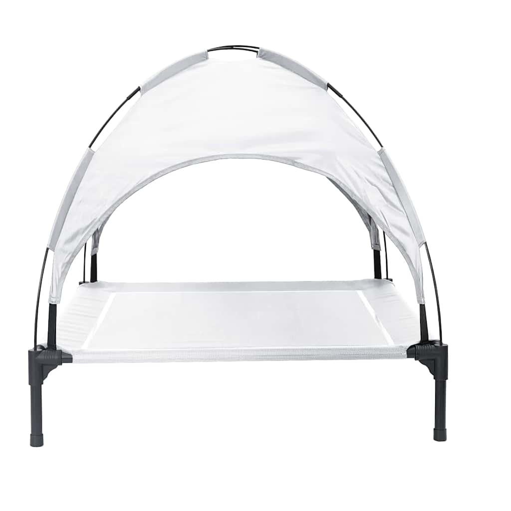 Dog Bed Silver grey XL Steel