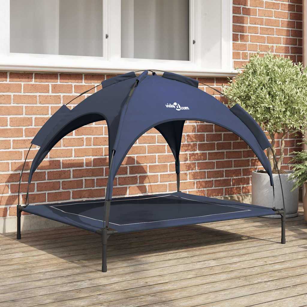 Dog Bed Navy Blue XL Steel