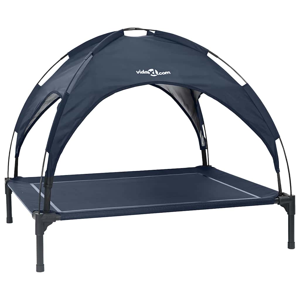 Dog Bed Navy Blue XL Steel