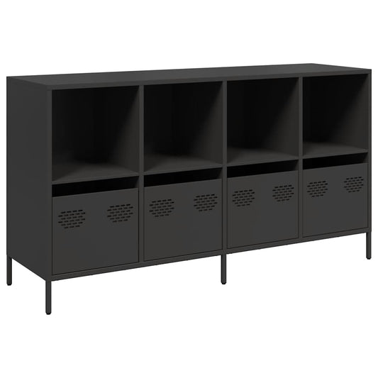 Sideboard Black 135x39x73.5 cm Cold-rolled Steel
