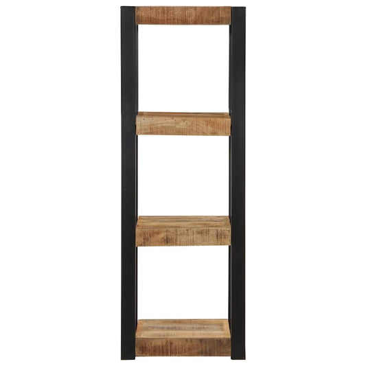 Wall Shelf 35x35x100 cm Solid Rough Wood Mango