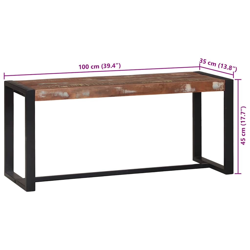 Bench Solid Mango Wood