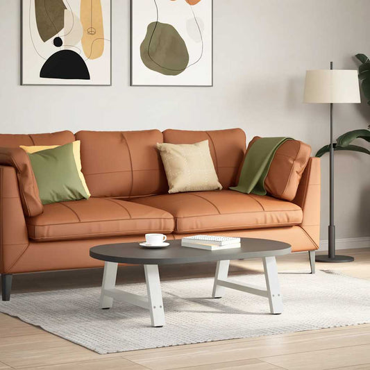 Coffee Table Legs A-Shaped 2 pcs White 60x(30-31) cm Steel